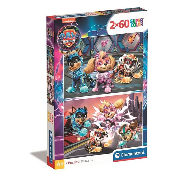 Paw Patrol Mighty 2x60-bitars pussel Clementoni
