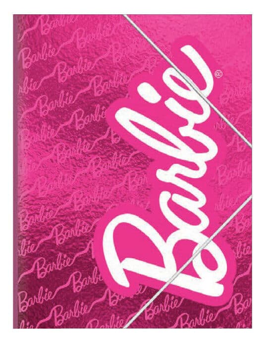 Barbie A4 mapp med resår