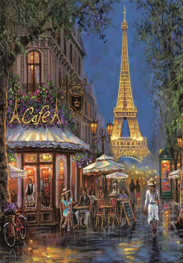 Clementoni Paris Café Pussel 500 Bitar