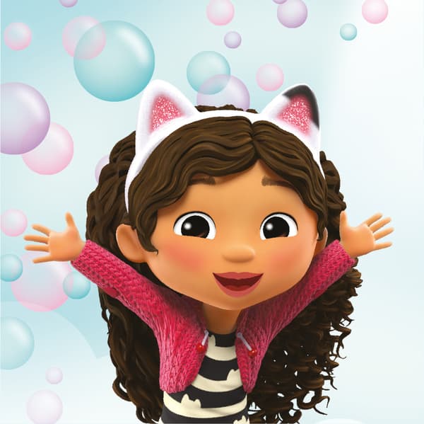 Gabby's Dockskåp Bubbles Handduk, ansiktshandduk 30x30 cm