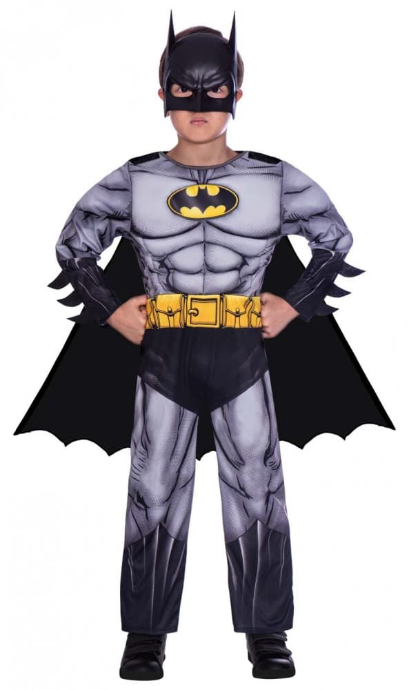 Batman grå dräkt för 10-12 år