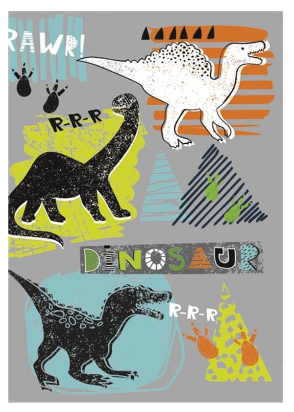 Dinosaur A4-dokumentmapp med resår