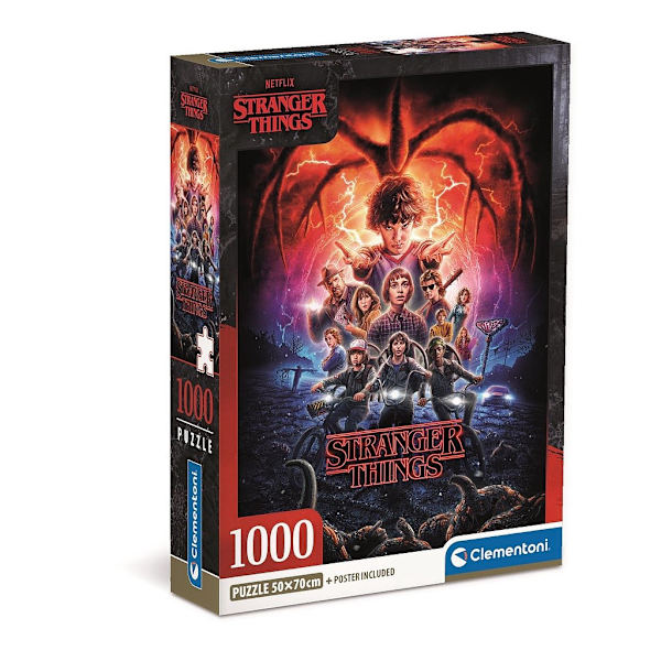 Stranger Things 1000 bitars Clementoni Compact pussel
