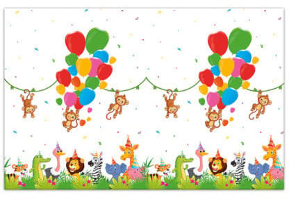 Jungle Balloons bordsduk 120x180 cm