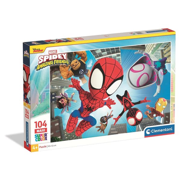 Spindelmannen Spidey 104-bitars maxi pussel Clementoni