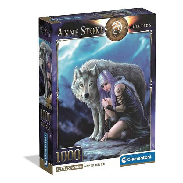 Fantasy Protector Anne Stokes 1000-bitars kompakt pussel Clementoni