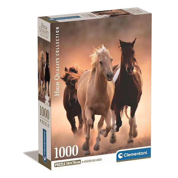 Hästar 1000 bitars Clementoni pussel