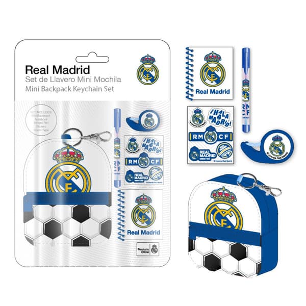 Real Madrid CF mini-väska nyckelringsset