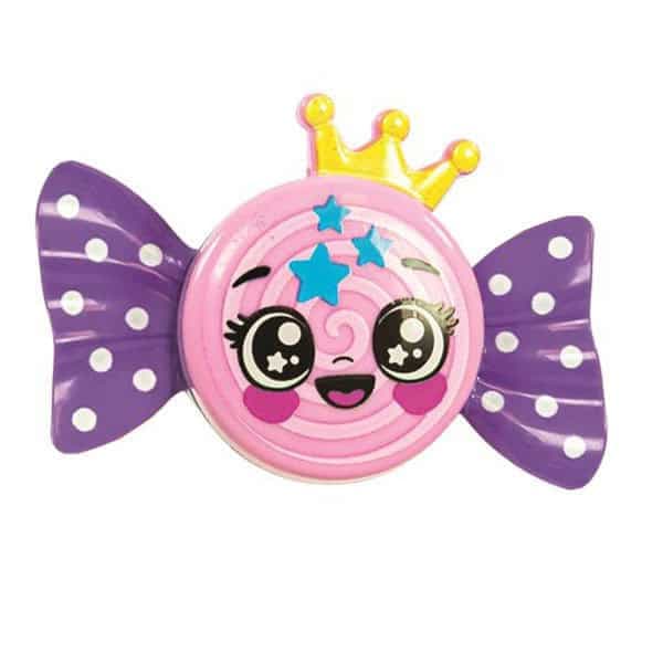 Crazy Chic läppglans i godisform White Dots 8 cm