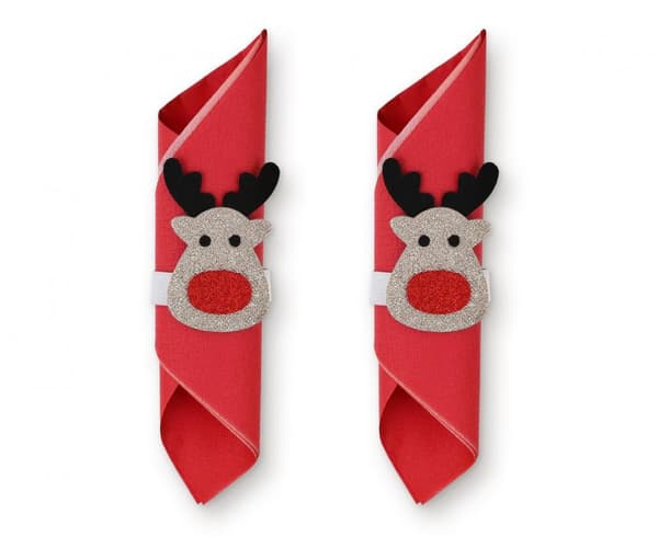 Christmas Renhorn Servettring Set