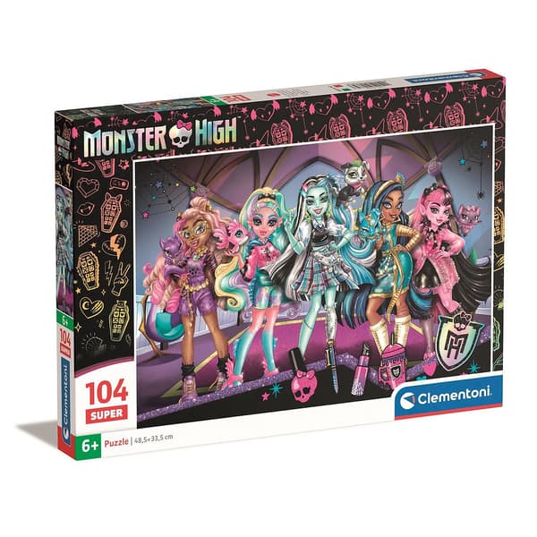 Monster High Glam Squad 104-bitars pussel Clementoni
