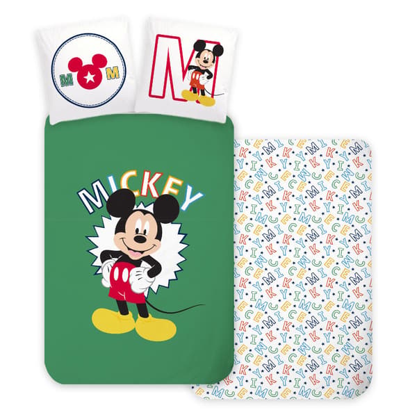 Disney Mickey barnbäddset 100×135 cm, 40×60 cm
