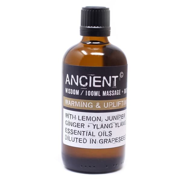 Varm & Upplyftande Massageolja - 100ml