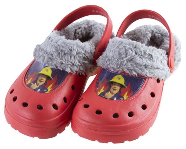 Fireman Sam barns vintertofflor i träskomodell 25/26