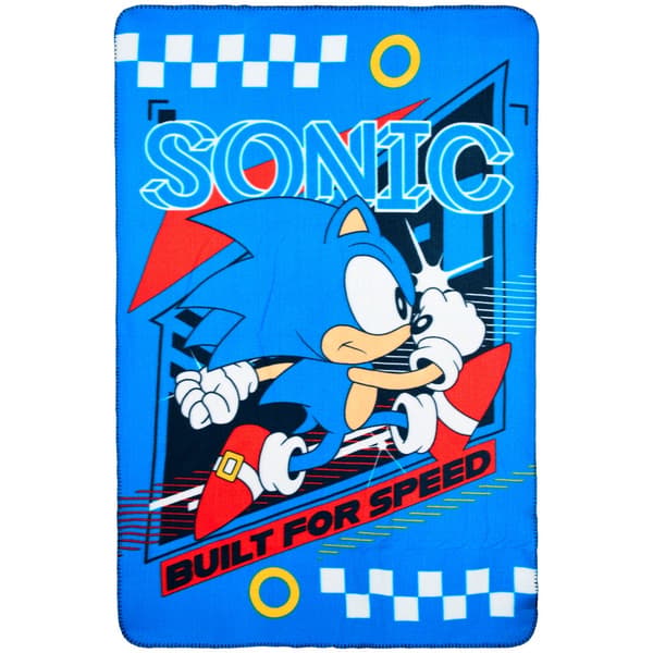 Sonic the Hedgehog Built for Speed fleecefilt 100x150 cm