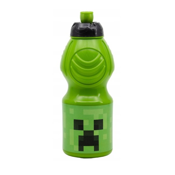 Minecraft Vattenflaska/Sportflaska för Barn 400ml Grön Grön