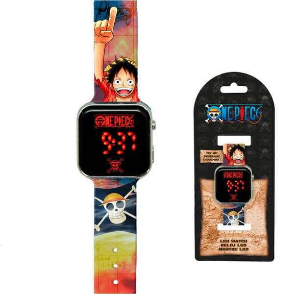 One Piece digital LED-klocka