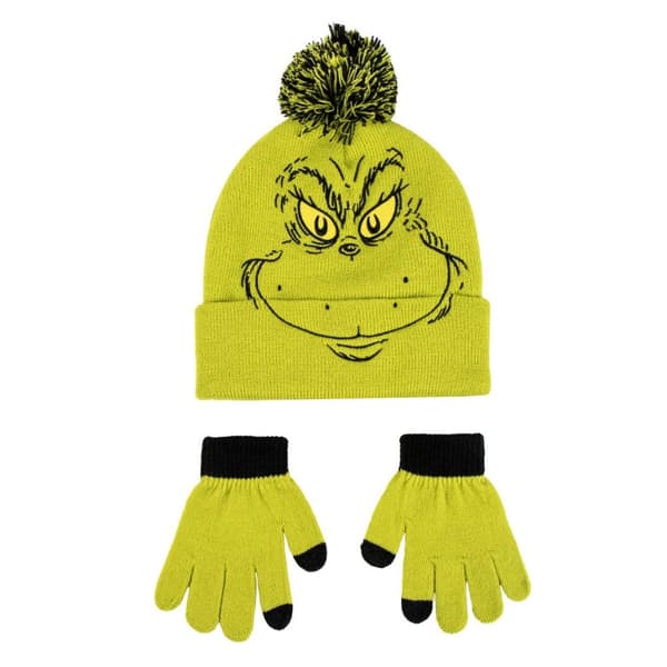 The Grinch Smile barnmössa och vantar set