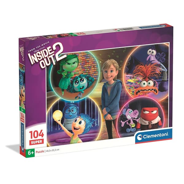 Disney Inside Out pussel med 104 bitar från Clementoni