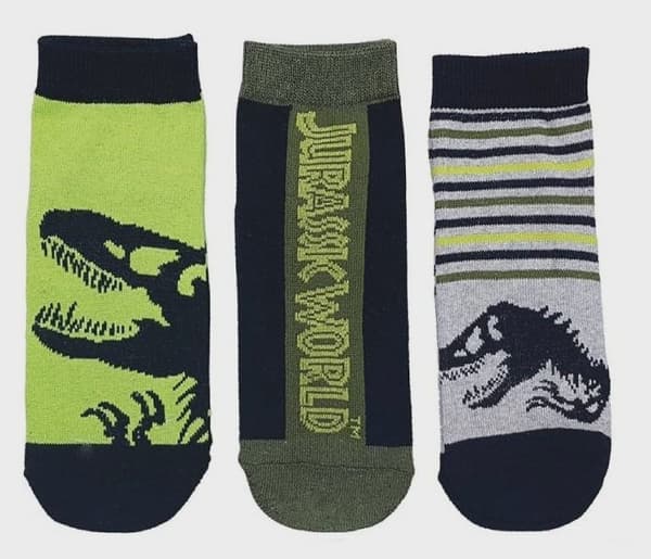 Jurassic World strumpor 3-pack 31–34