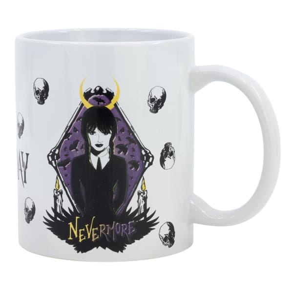 Wednesday Nevermore porslinsmugg 325 ml i presentförpackning