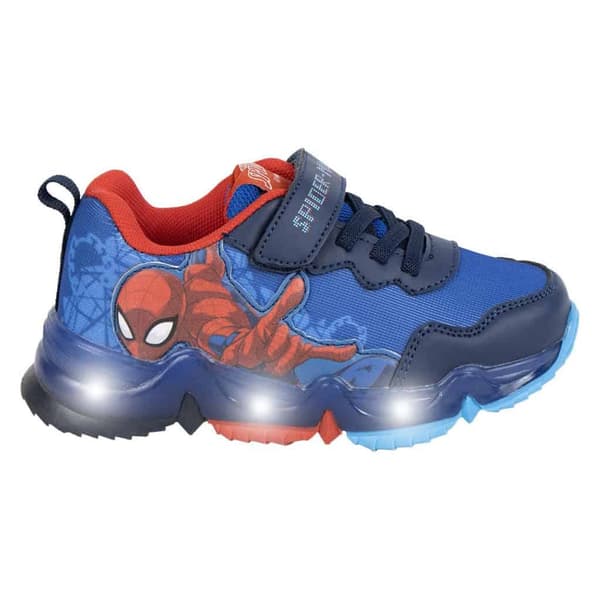 Spindelmannen Flash LED blinkande barnskor sneakers 32