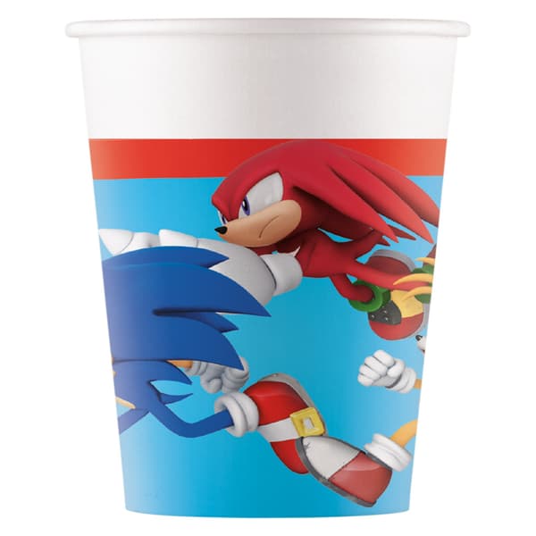 Sonic Pappersmuggar Barn 8-pack 200 ml – Kalas & Party