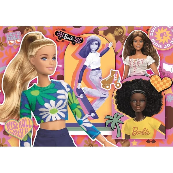 Barbie Skateboard 104-bitars pussel Clementoni