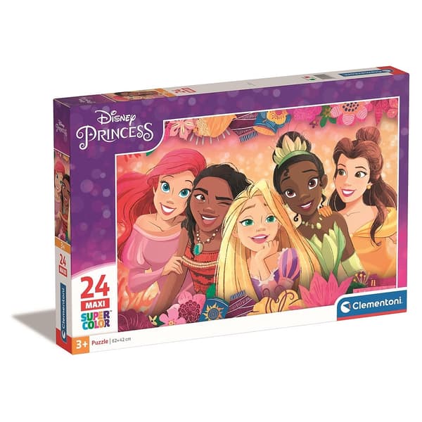 Disney Princess Flower Frame 24-bitars maxi pussel Clementoni