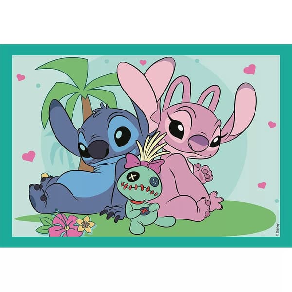 Disney Lilo och Stitch 4-i-1 pussel Clementoni