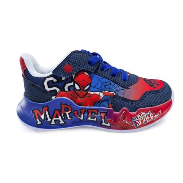 Spindelmannen Marvel LED-flashande gympaskor storlek 29