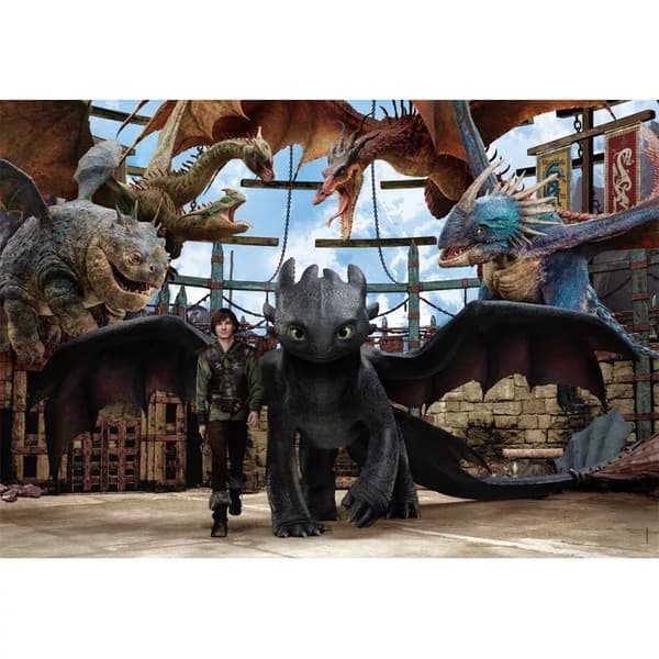 How To Train Your Dragon Arena 104-bitars superpussel Clementoni