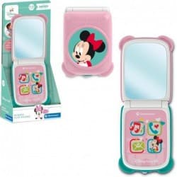 Disney Minnie spegel interaktiv vikbar telefon Clementoni