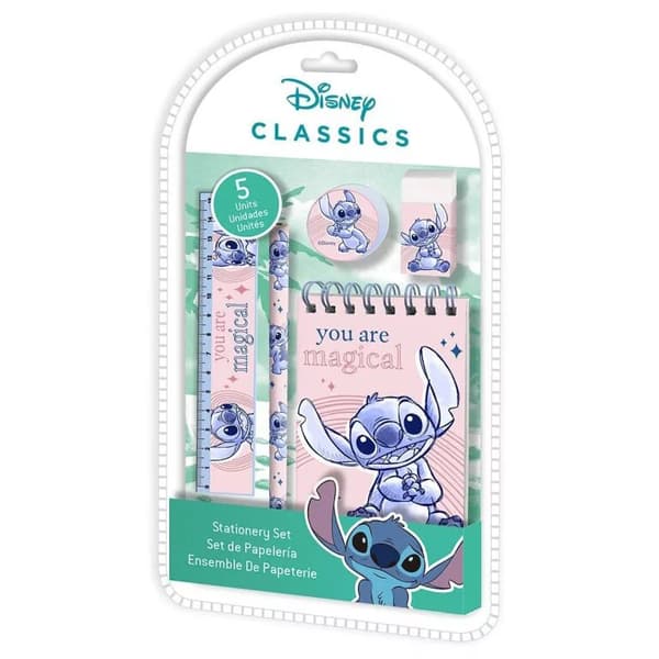 Skrivset i 5 delar Disney Lilo och Stitch