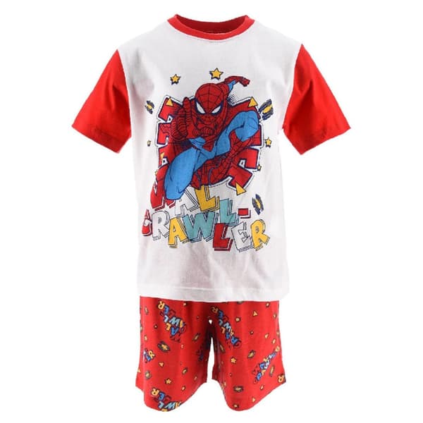 Spindelmannen kort pyjamas röd barn 6 år / 116 cm