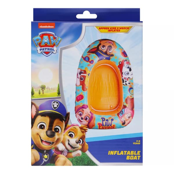 Paw Patrol uppblåsbar båt 100x60 cm