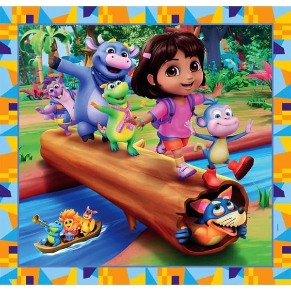 Dora Utforskaren Jungle Quest Clementoni 3x48 bitars pussel