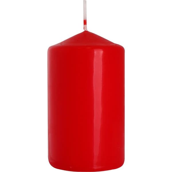 Pelarljus 60x100mm - Röd 6 st