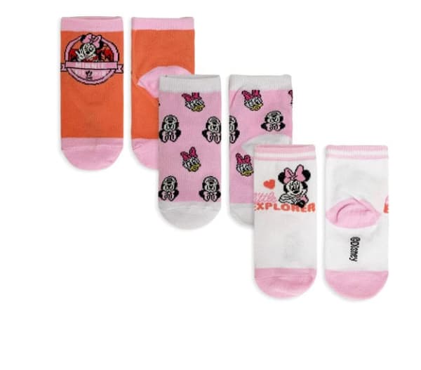 Disney Minnie Explorer White babysockor 0–6 månader