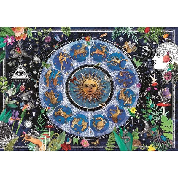 Colour Chart Astrology 1000 bitars kompakt pussel Clementoni
