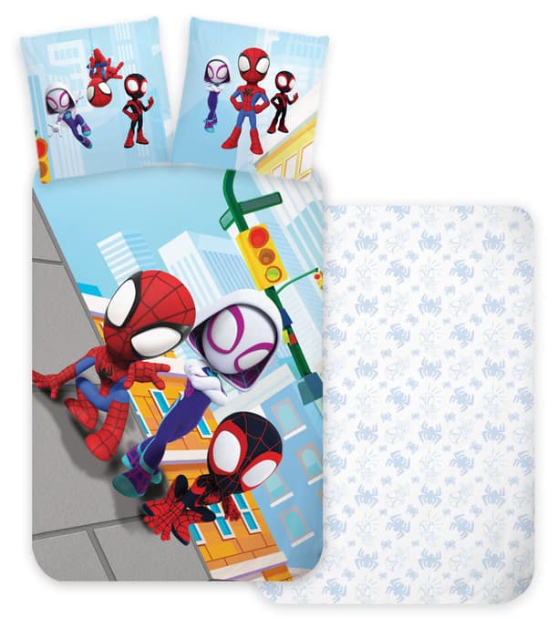 Spidey påslakanset / bäddset 100×135 cm, 40×60 cm, bomull