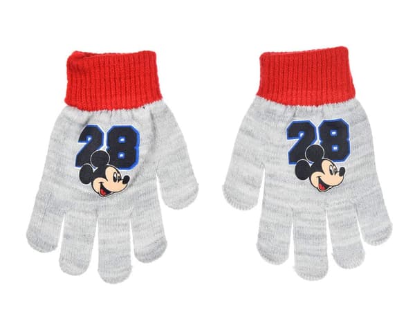 Disney Mickey grå barnvantar storlek 28