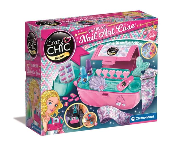 Crazy Chic On The Go Nail Studio i väska Clementoni