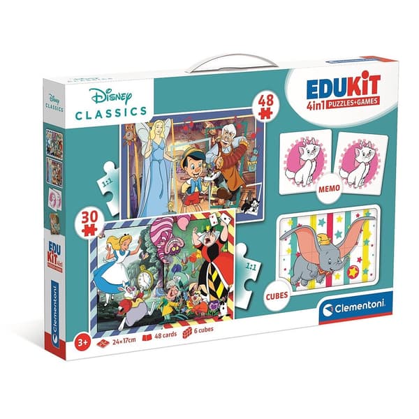 Disney Classics Magiska 4-i-1 Spelsamling Clementoni