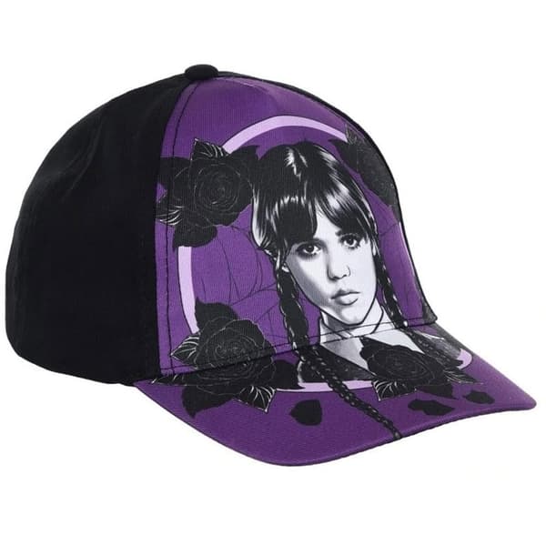 Wednesday Dark Vibes svart barnkeps 52 cm
