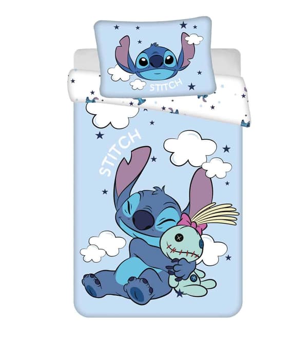 Disney Lilo and Stitch Barnbäddset Clouds 100×135 cm, 40×60 cm