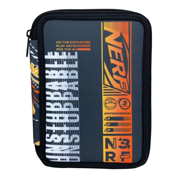 Nerf Unstoppable pennfodral med innehåll, 2 lager