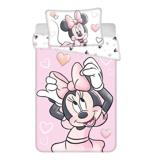 Mimmi Pigg Påslakanset Barn 100x135 cm – 100% Bomull