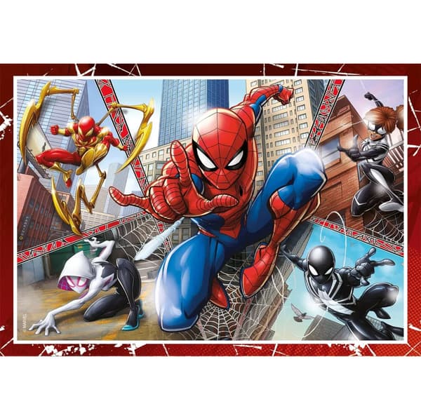 Marvel Spindelmannen 4-i-1 Pussel 12-24 bitar Clementoni