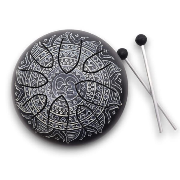 Happy Trumma Om Mandala Graverad - 16cm